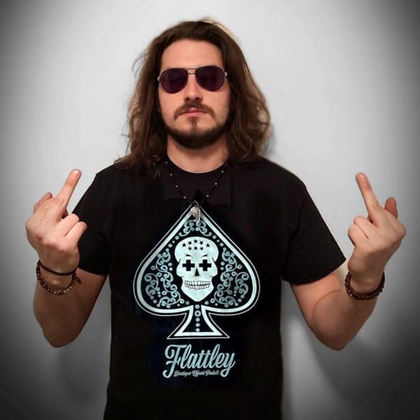 Flattley Skull Logo T-Shirt - Image 3