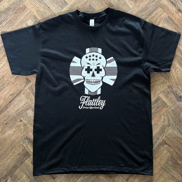 Flattley Skull Logo T-Shirt - Image 2